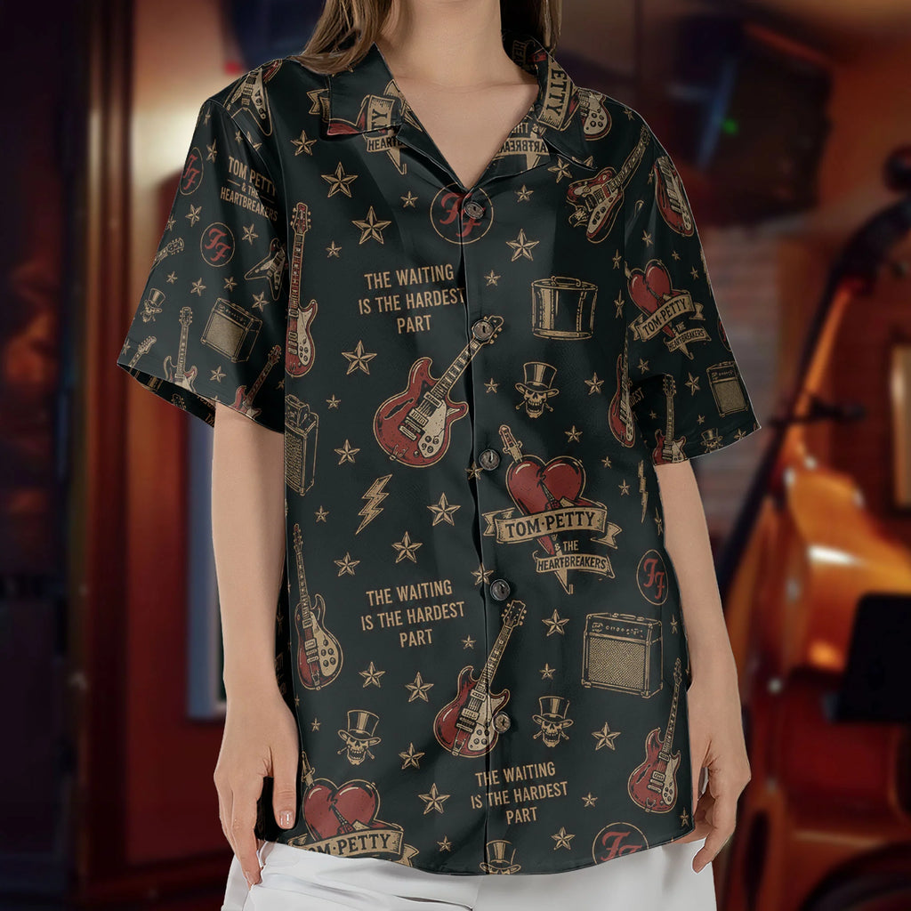 Tom Petty & The Heartbreakers The Waiting Hawaiian Shirt – Unisex Retro Rock Fan Gift